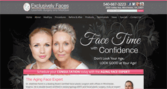 Desktop Screenshot of exclusivelyfaces.com